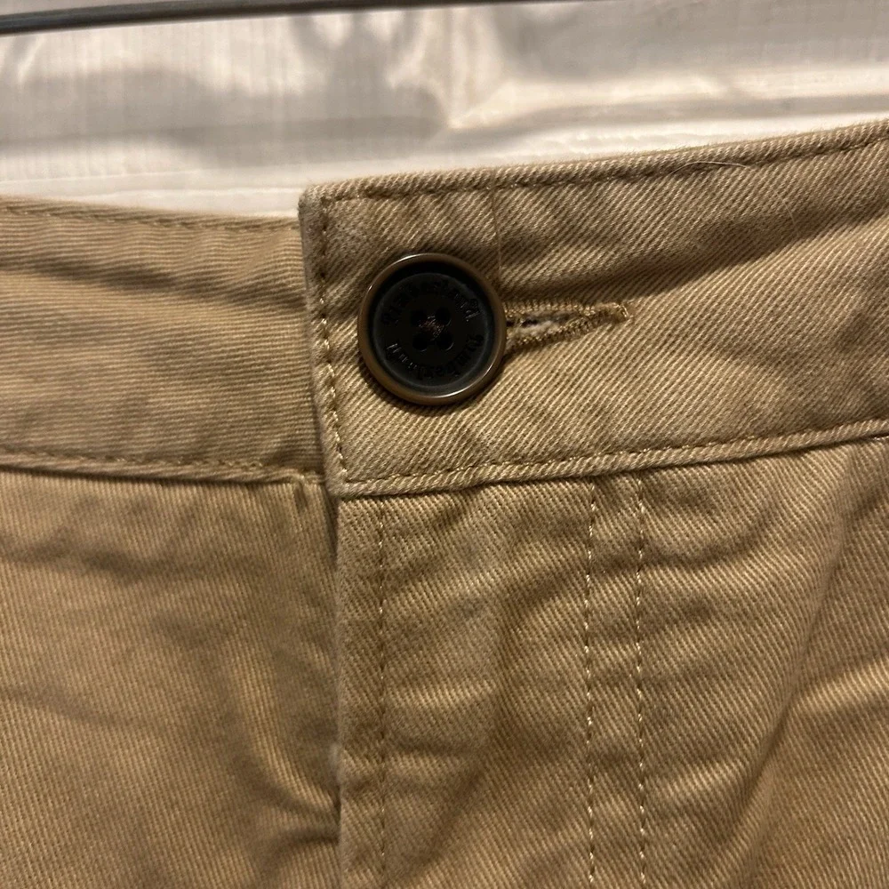 Timberland Mens Cargo Shorts Khaki Tan Cotton‎ Twill Size 38 Outdoor Utility Y2k